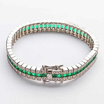 Emerald Tennis Bracelet