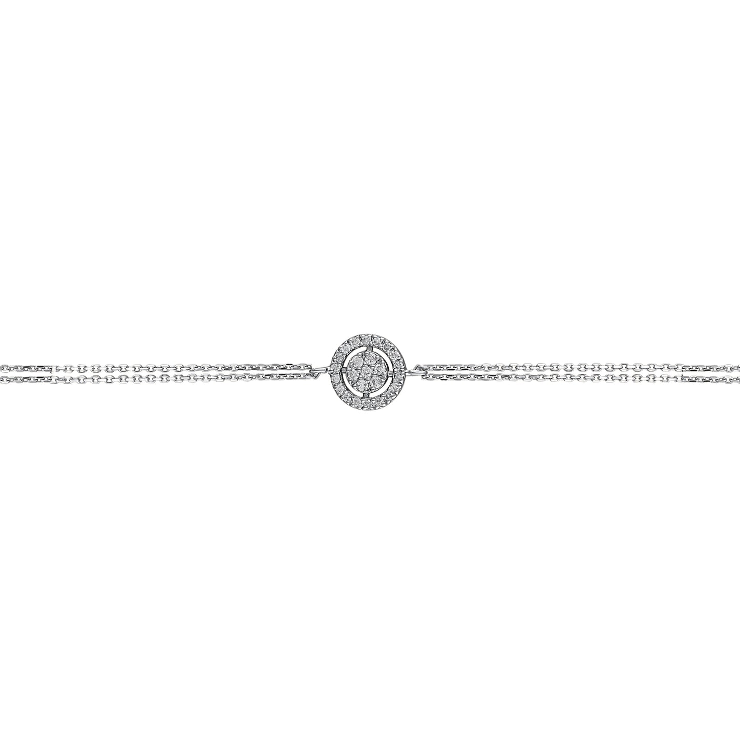 ROUND PAVE DIAMOND BRACELET