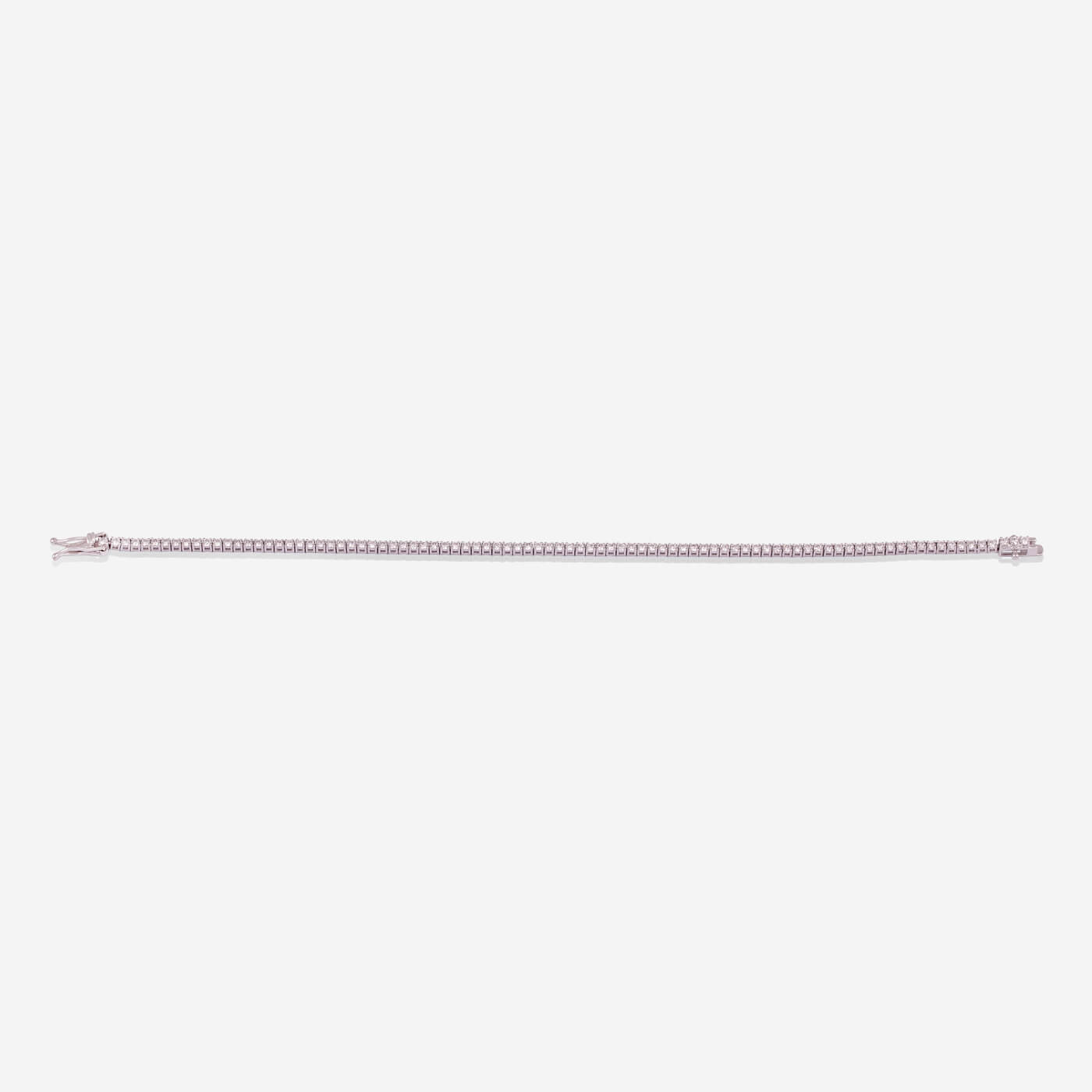 White Gold With Diamonds Tennis Bracelet - Ref: KB00019