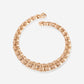 Rose Gold Interlinks With Diamonds Necklace - Ref: RG03540