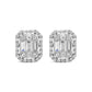 SQUARE BAGUETTE DIAMOND STUD EARRINGS