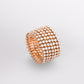 Zoom, Full Round White Diamonds Rose Gold