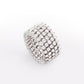 Zoom, Full Round White Diamond White Gold