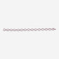 White Gold With Diamonds Marquise Links Tennis Bracelet - Ref: BB00029