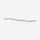 Yellow Gold With White Gold Middle Diamonds Crossing Lines Bracelet - Ref: B000343