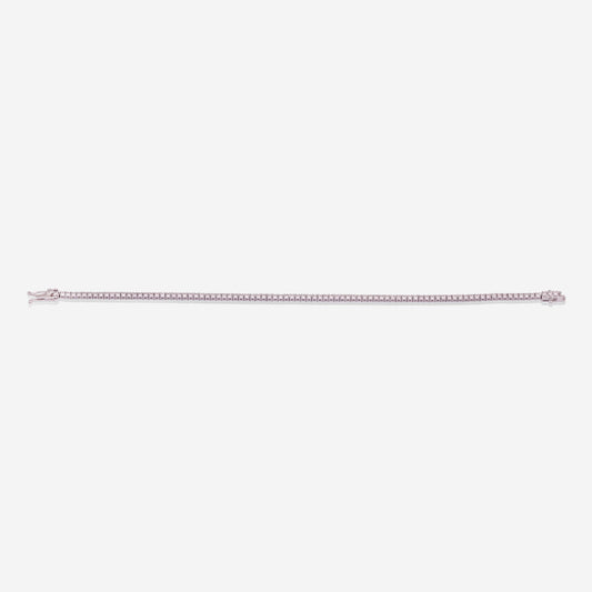 White Gold With Diamonds Tennis Bracelet - Ref: KB00019