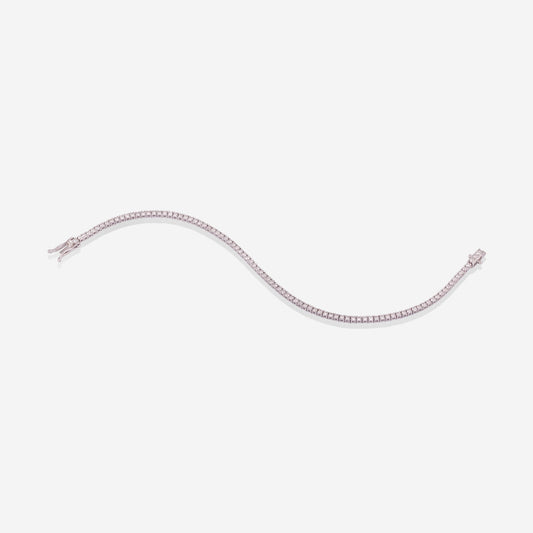 White Gold With Diamonds Tennis Bracelet - Ref: KB00019