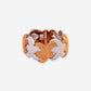 White & Rose Gold Starfish With Diamonds Bracelet - Ref: RB00080
