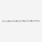 White Gold Emerald With Diamonds Tennis Bracelet - Ref: RB01433