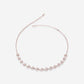 White Gold Zigzag With Diamonds Necklace - Ref: RG01853