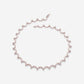 White Gold Crecents With Diamonds Necklace - Ref: G000472