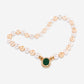 Pearl Choker Yellow Gold Emerald With Diamonds Necklace - Ref: RG01619