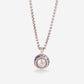 Multi Functional White Gold With 3 Faced Diamonds Necklace - Ref: RG04053