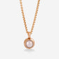 Multi Functional Yellow Gold With 3 Faced Diamonds Necklace - Ref: RG04052