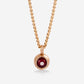 Multi Functional Yellow Gold With 3 Faced Diamonds Necklace - Ref: RG04052