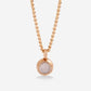 Multi Functional Yellow Gold With 3 Faced Diamonds Necklace - Ref: RG04052