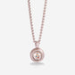 Multi Functional White Gold With 3 Faced Diamonds Necklace - Ref: RG04047