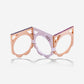 Multifunctional Yellow & White Gold 3 Colour Book Ring - Ref: RY03412