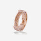 Multi Functional Rotating Yellow Gold  Ring With Diamonds - Ref: RY06294