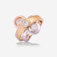 Yellow, White & Rose Gold With Diamonds 3 in 1 Ring - Ref: RY07298