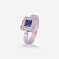 Multifunctional White Gold Ring With Sapphire & Diamonds - Ref: RY05754