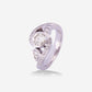 White Gold 3 Round Diamonds Ring - Ref: RY04497